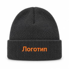 Шапка з логотипом графітова