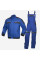 Костюм робочий захисний Cool Trend синьо-чорний (Куртка + напівкомбінезон)
