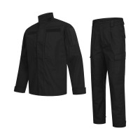 Чорна форма для охорони 4Worker, костюм ріп-стоп SECURITY