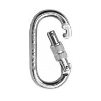 Стальной карабин с винтовой муфтой OVAL-S 