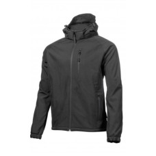 DITTER робоча куртка SOFTSHELL з капюшоном чорна