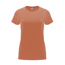 Футболка женская Capri 170 тм Roly, цвет кирпичный