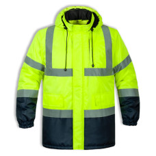 Куртка утепленная сигнальная WINTER FLASH желтая hi-viz/темно-синяя