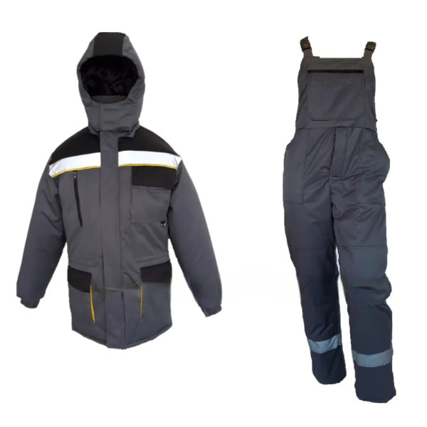Рабочий зимний костюм 4Worker (Куртка + полукомбинезон)