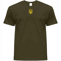 Футболка мужская с гербом, хаки