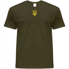 Футболка мужская с гербом, хаки