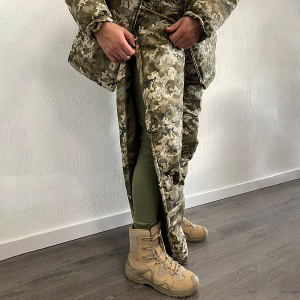 Зимняя тактическая форма Softshell Пиксель