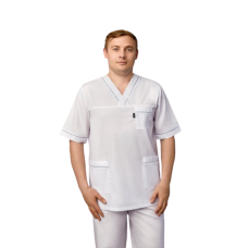 Костюм медицинский мужской, белый