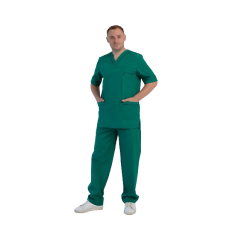 Костюм медицинский мужской, зеленый