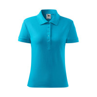 Поло женское Malfini Cotton Heavy 220 blue atoll