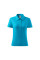 Поло женское Malfini Cotton Heavy 220 blue atoll