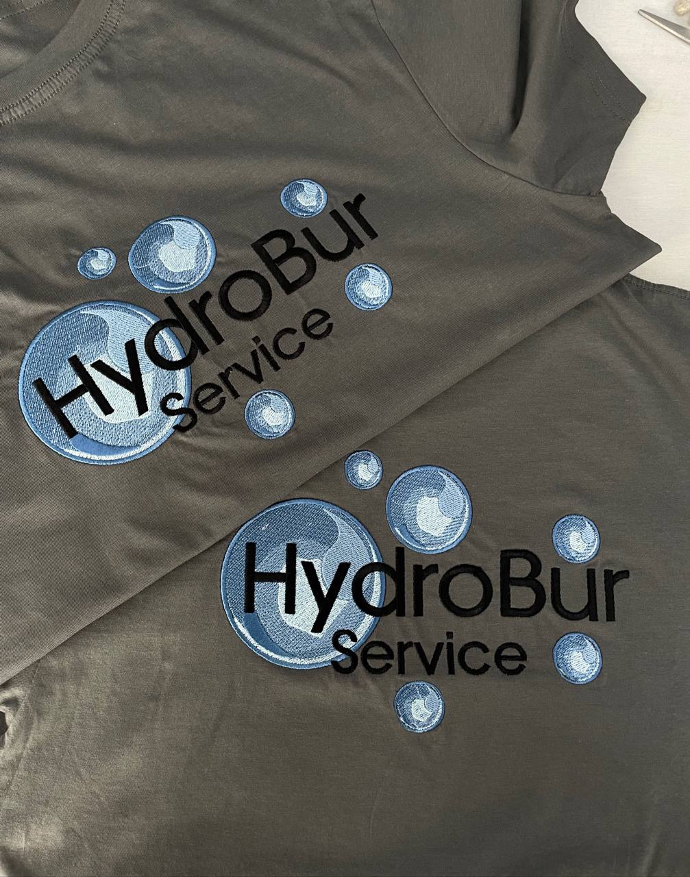 Нанесение логотипа HydroBur Service